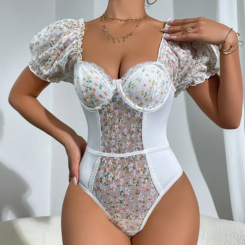 Summer Female Body Suit Sexy One-Pieces Playsuit Woman Clothes Romper Outfits Lace Jumpsuit Women Overalls Ropa De Mujer Bottom
