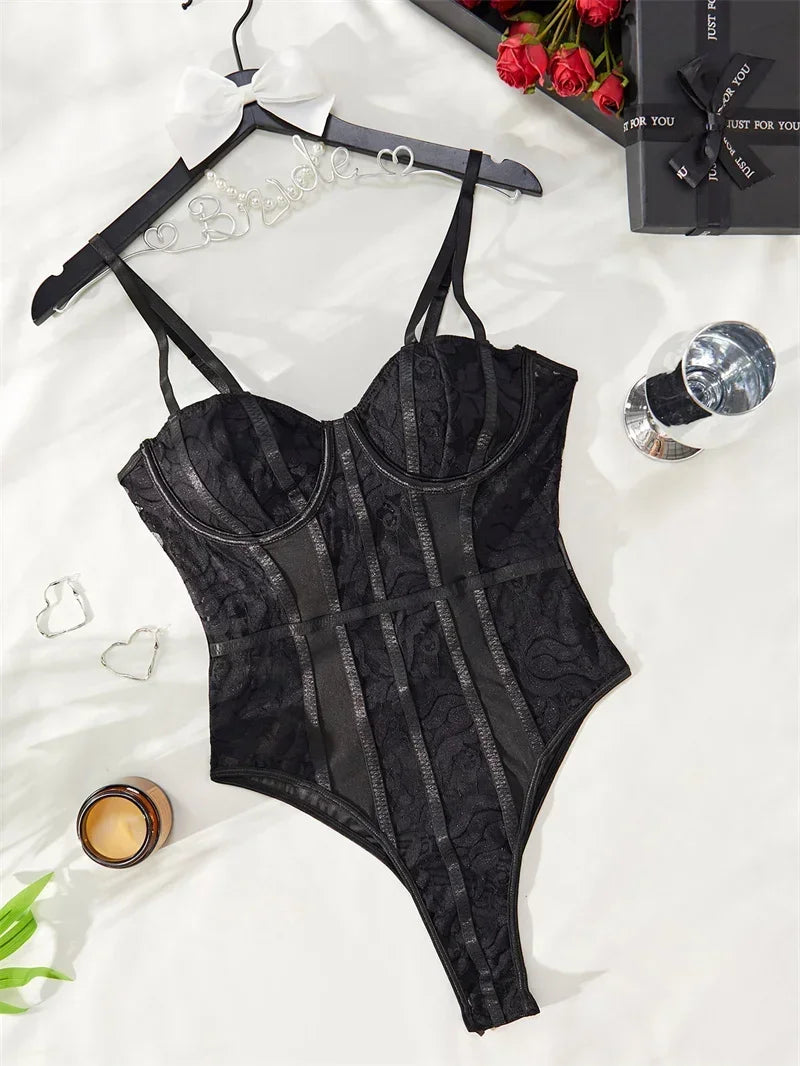 Summer Female Body Suit Sexy One-Pieces Playsuit Woman Clothes Romper Outfits Lace Jumpsuit Women Overalls Ropa De Mujer Bottom